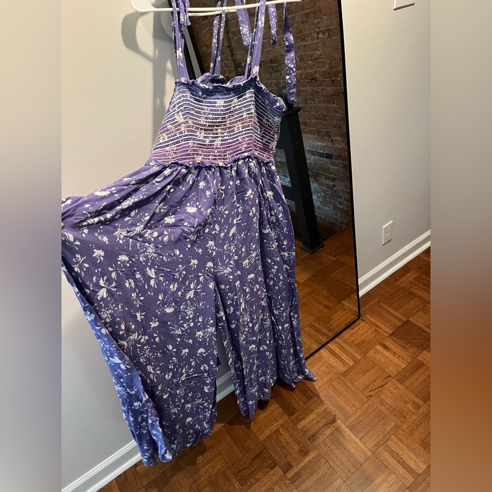 Cute free people jumpsuit.